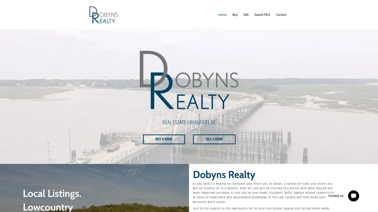Dobyns Realty - Web Design project by HHB Marketing Augusta GA