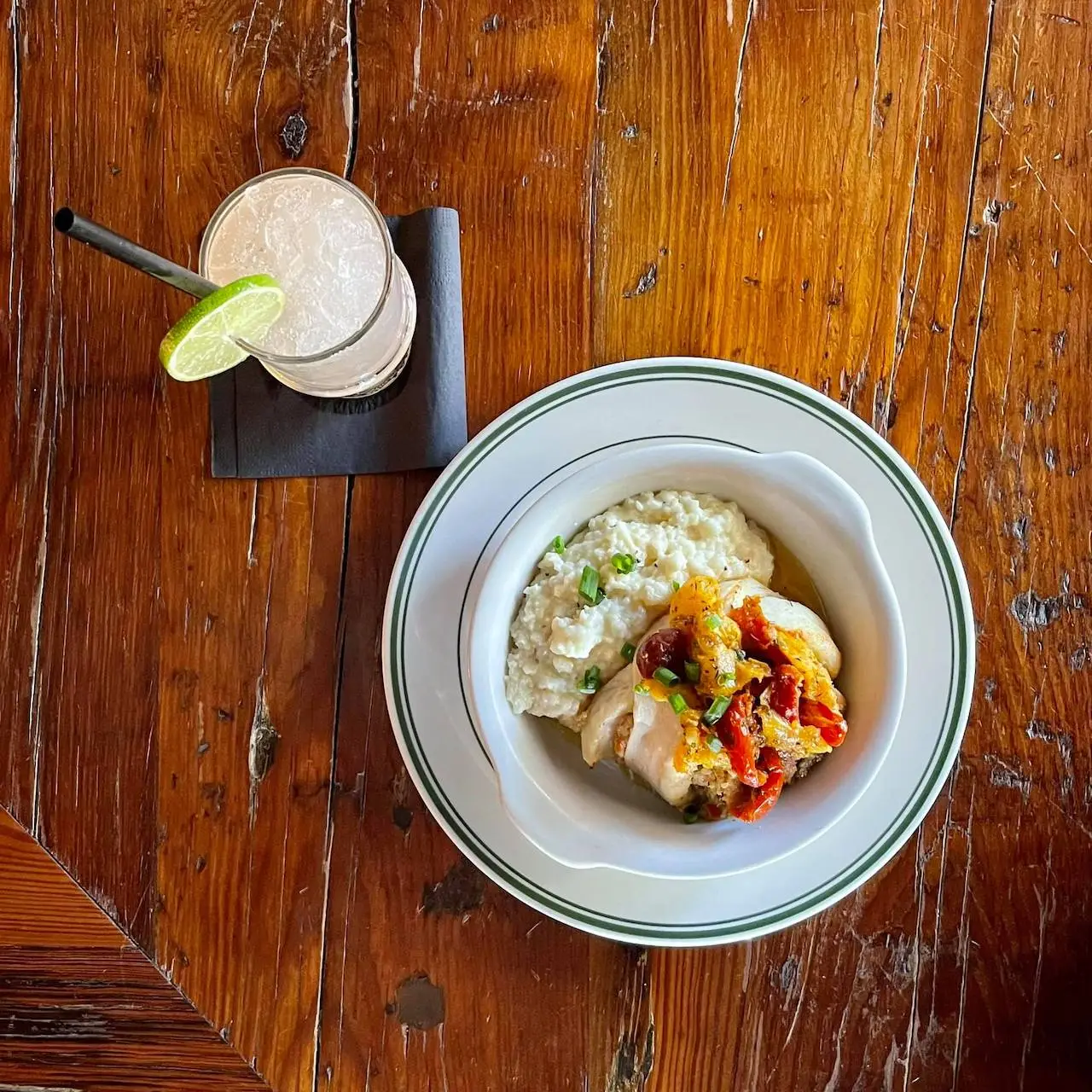 Food photography — shrimp & grits